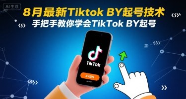 8月最新Tiktok搬运起号技术，手把手教你学会TikTok搬运起号-网亿资源平台