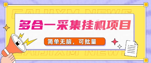 多合一采集项目，无脑操作，简单批量-网亿资源平台