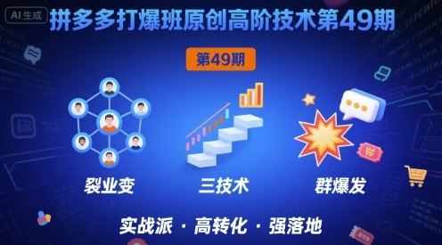 拼多多打爆班原创高阶技术第49期,拼多多裂变+阶梯+群爆-邪修侠 - 演示