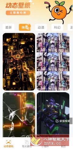 甜橙壁纸v1.6.0 纯净版-网亿资源平台