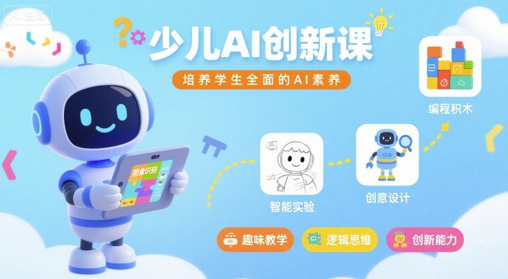 少儿AI创新课，培养学生全面的AI素养-邪修侠 - 演示