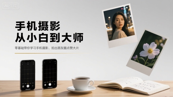 手机摄影从小白到大师，零基础带你学习手机摄影，拍出朋友圈点赞大片-邪修侠 - 演示