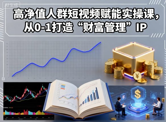 高净值人群短视频赋能实操课，从0-1打造“财富管理”IP-邪修侠 - 演示