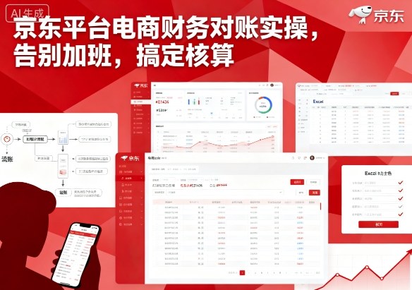 京东平台电商财务对账实操，告别加班，搞定核算-邪修侠 - 演示