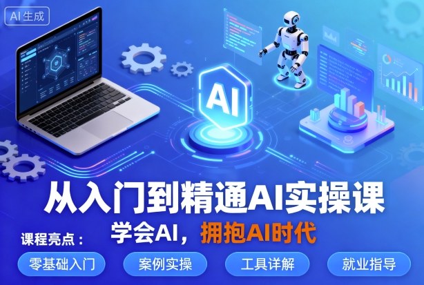 从入门到精通AI实操课，学会AI，拥抱AI时代-网亿资源平台