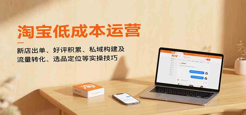 淘宝低成本运营，新店出单、好评积累、私域构建及流量转化、选品定位等（更新9月）-网亿资源平台