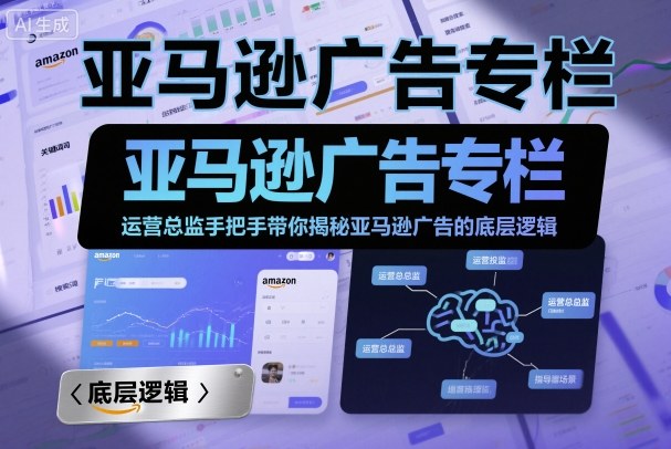 亚马逊广告专栏:运营总监手把手带你揭秘亚马逊广告的底层逻辑-邪修侠 - 演示