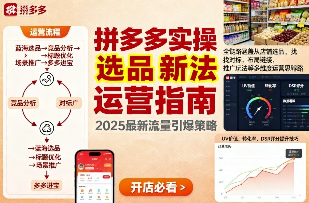 王校长9月12拼多多实操新玩法，全链路涵盖从店铺选品、找对标，布局链接，推广玩法等多维度运营思路-邪修侠 - 演示