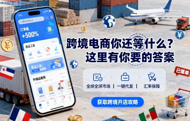 跨境电商你还等什么？这里有你要的答案【音频课】-网亿资源平台