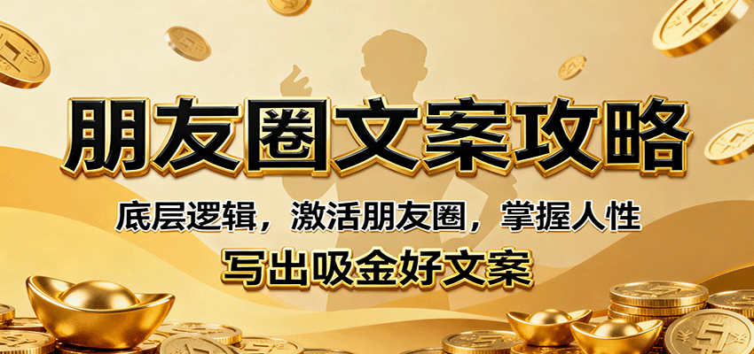 朋友圈文案攻略：底层逻辑，激活朋友圈，掌握人性，写出吸金好文案-邪修侠