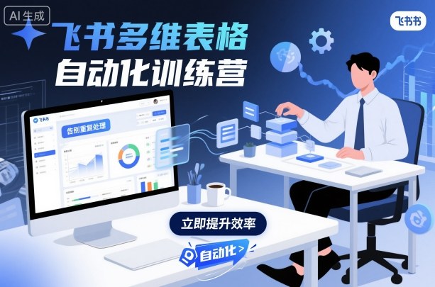 飞书多维表格自动化训练营，手把手教你告别重复处理，用多维表格开启高效办公新模式-邪修侠 - 演示