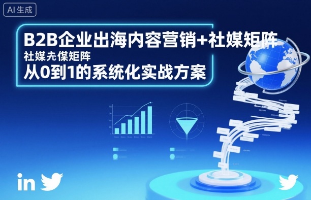 B2B企业出海内容营销+社媒矩阵，从0到1的系统化实战方案-邪修侠 - 演示