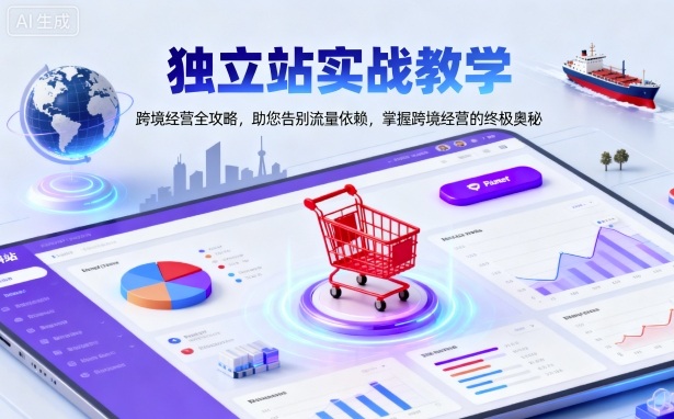 独立站实战教学,跨境经营全攻略,助您告别流量依赖,掌握跨境经营的终极奥-邪修侠 - 演示
