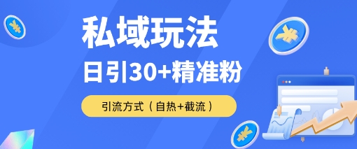 私域金融课变现玩法，日引30+精准流量，转化率50%日销5-10单，一单188-网亿资源平台