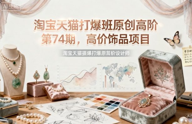 淘宝天猫打爆班原创高阶第74期,高价饰品项目-邪修侠 - 演示