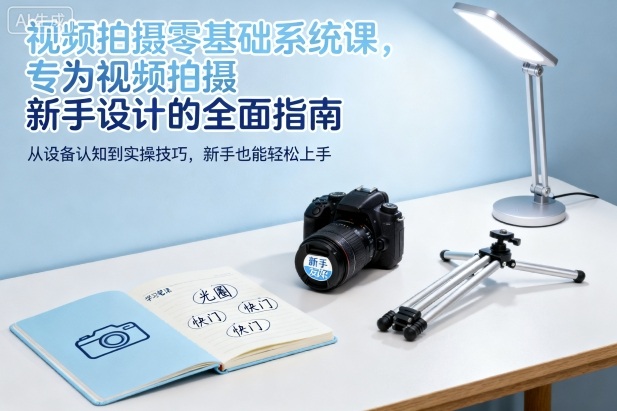 视频拍摄零基础系统课，专为视频拍摄新手设计的全面指南-邪修侠 - 演示