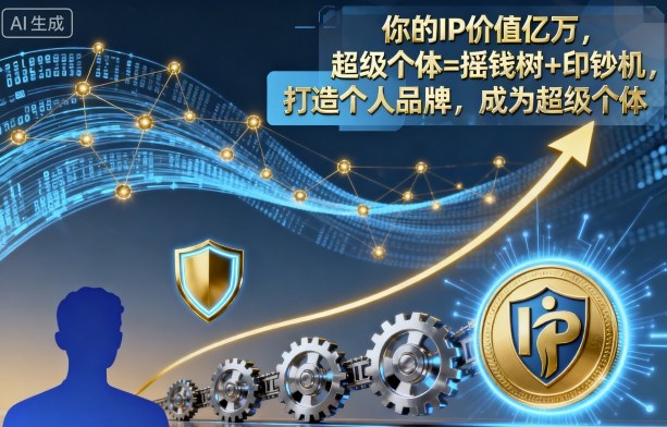 你的IP价值亿万，超级个体=摇钱树+印钞机，打造个人品牌，成为超级个体-邪修侠 - 演示