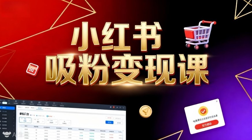 《小红书吸粉变现》当天变现不是梦！揭秘小红书吸粉变现的财富密码-网亿资源平台