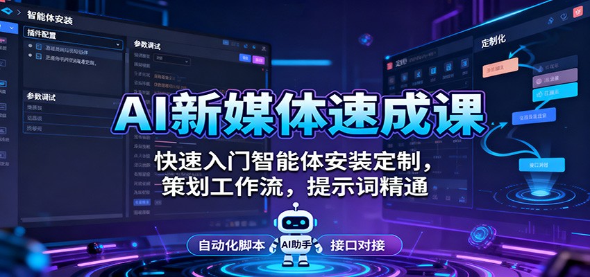 AI新媒体速成课：快速入门智能体安装定制，策划工作流，提示词精通-邪修侠 - 演示