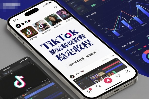 TikTok搬运解说教程，稳定收益，操作简单易懂，批量可做，持续稳定-邪修侠 - 演示
