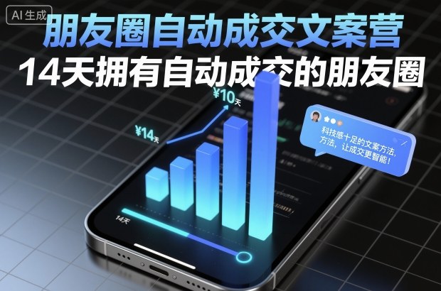 朋友圈自动成交文案营,14天拥有自动成交的朋友圈-邪修侠 - 演示