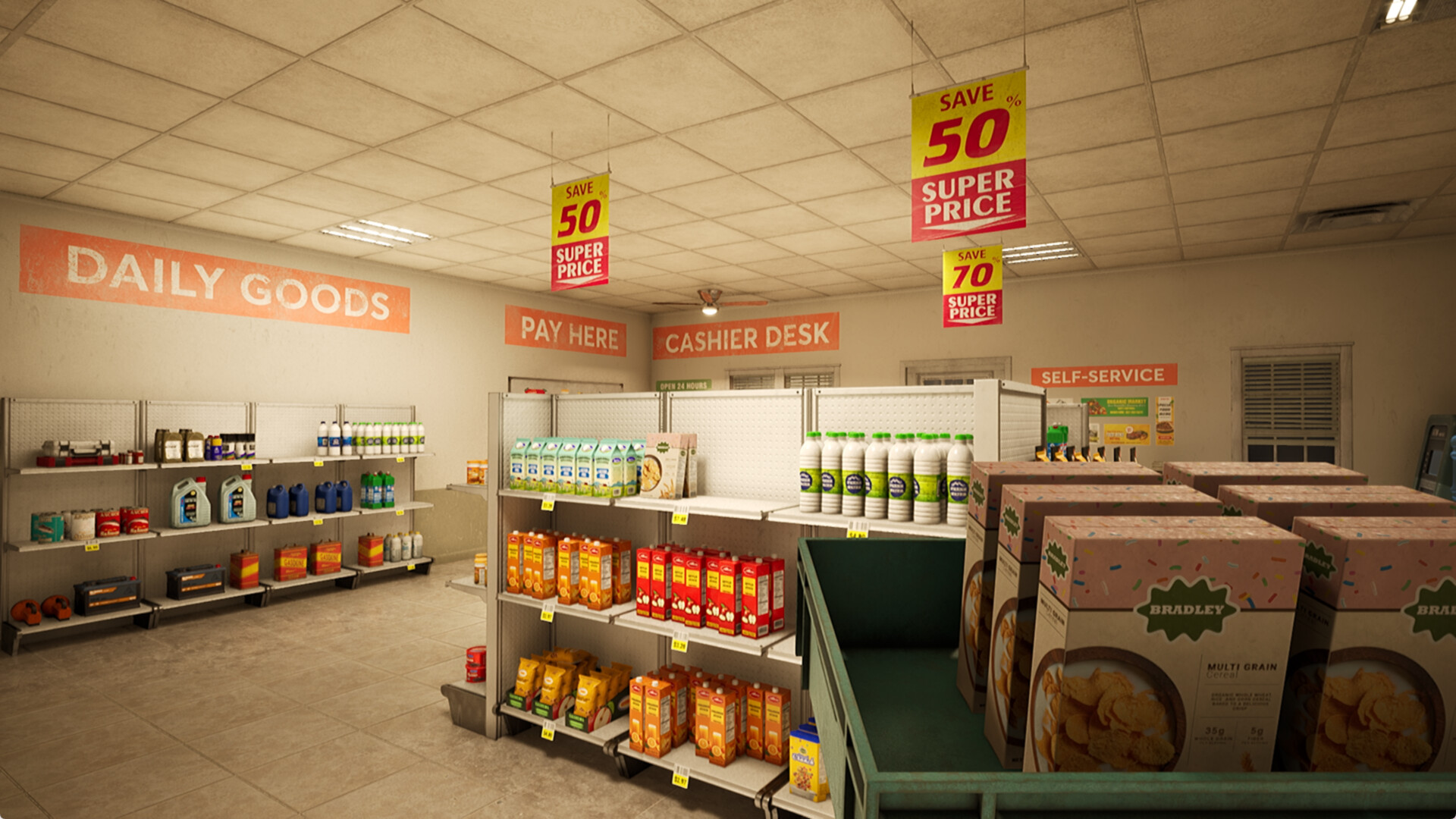 出口前：加油站/Before Exit: Gas Station