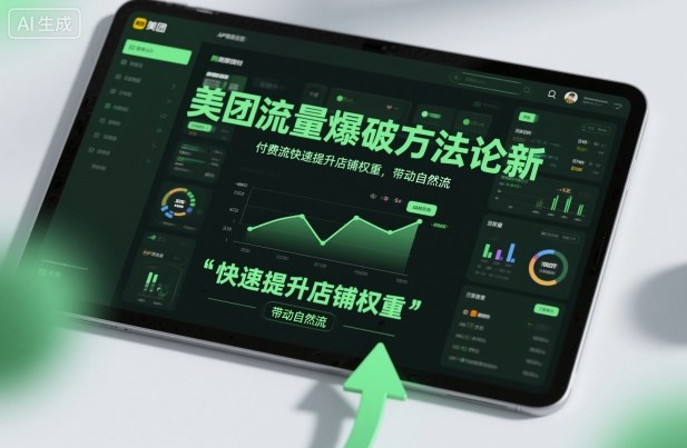 美团流量爆破方法论，付费流快速提升店铺权重，带动自然流-邪修侠 - 演示