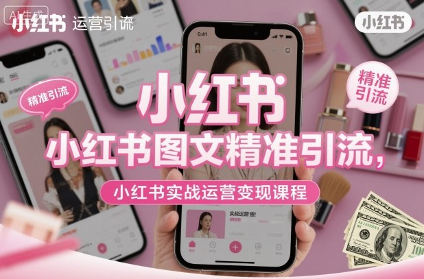 小红书图文精准引流，小红书实战运营变现课程-邪修侠 - 演示