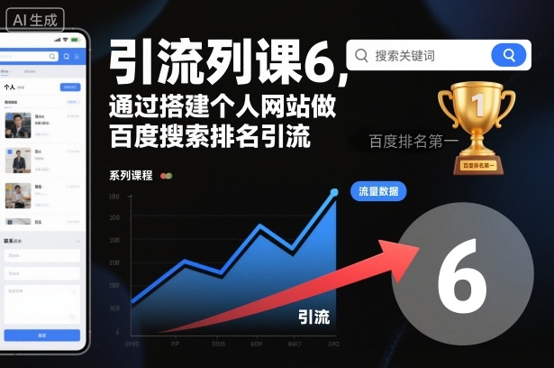 引流系列课6，通过搭建个人网站做百度搜索排名引流-邪修侠 - 演示