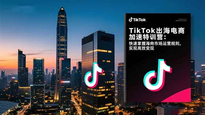 （16535期）TikTok出海电商加速特训营：快速掌握海外市场运营规则，实现高效变现-网亿资源平台