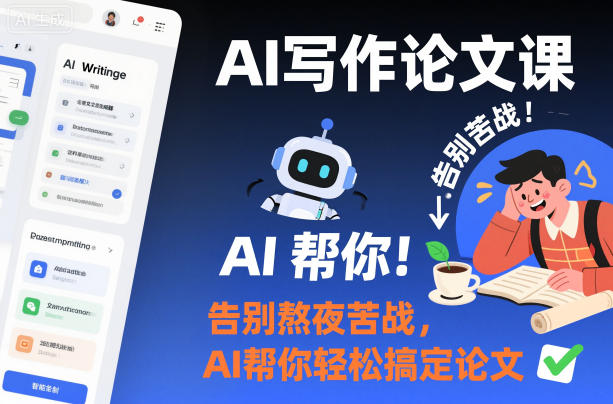 AI写作论文课，告别熬夜苦战，AI帮你轻松搞定论文-邪修侠 - 演示