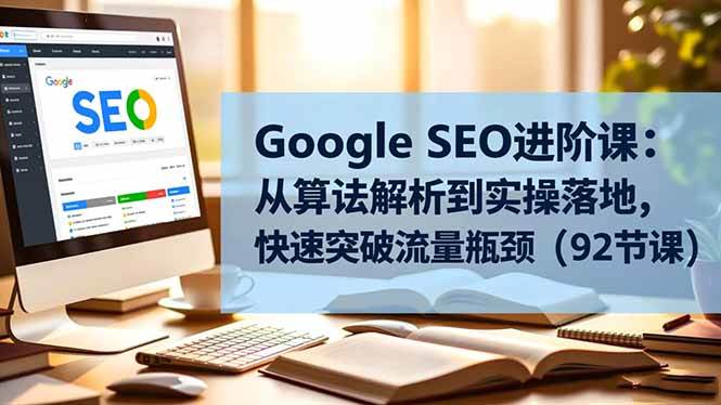（16576期）Google SEO进阶课：从算法解析到实操落地，快速突破流量瓶颈（92节课）-网亿资源平台