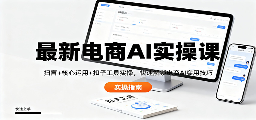 最新电商AI实操课:扫盲+核心运用+扣子工具实操,快速解锁电商AI实用技巧-邪修侠 - 演示