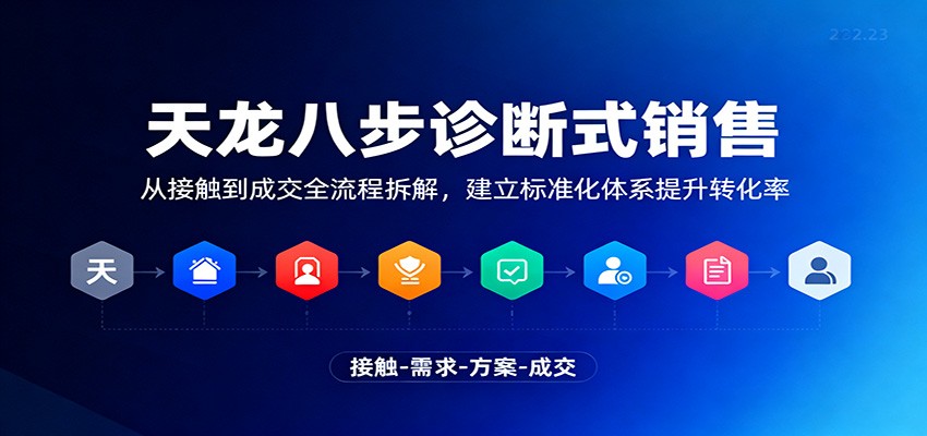天龙八步诊断式销售，从接触到成交全流程拆解，建立标准化体系提升转化率-邪修侠 - 演示