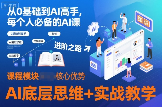 从0基础到AI高手，每个人必备的AI课，AI底层思维+实战教学-邪修侠 - 演示