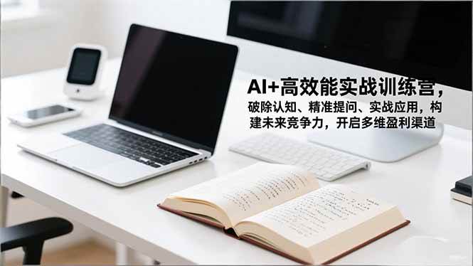 （16635期）AI+高效能实战训练营，破除认知、精准提问、实战应用，构建未来竞争力，开启多维盈利渠道-网亿资源平台