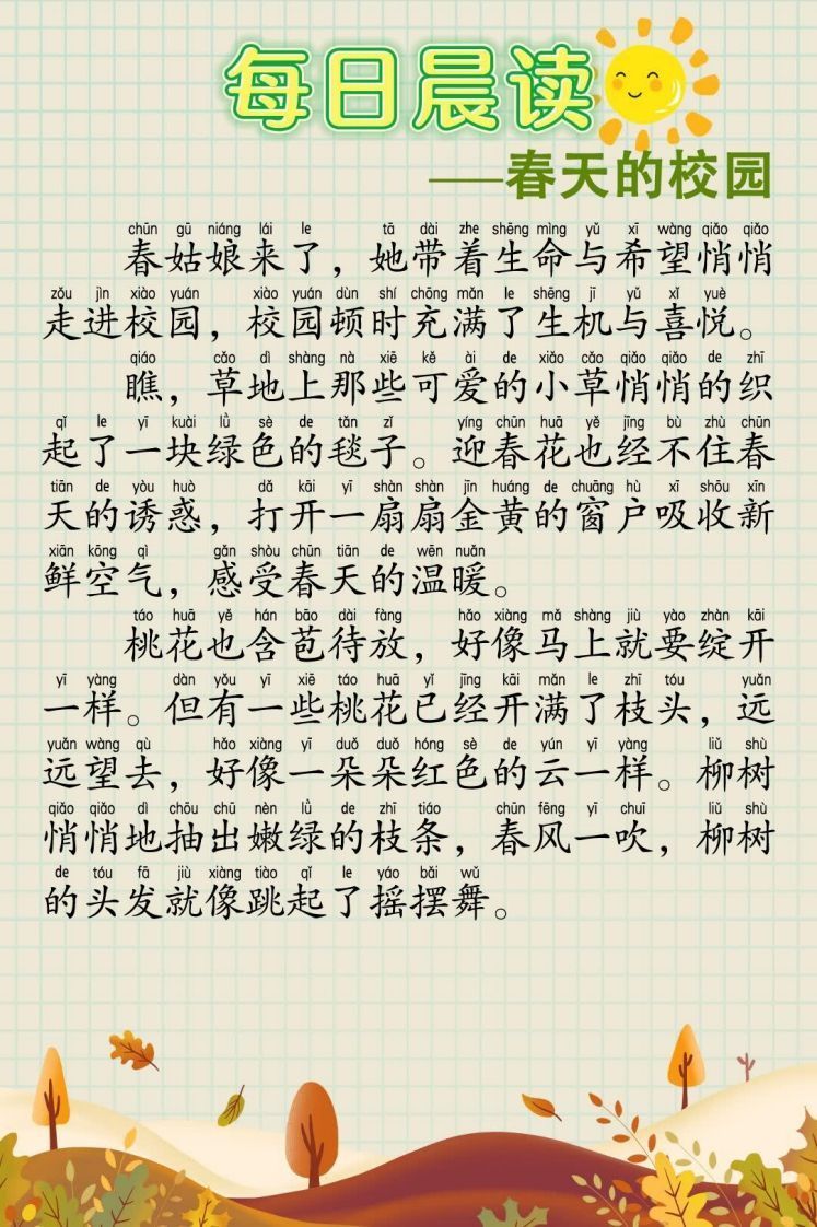 每日晨读60篇