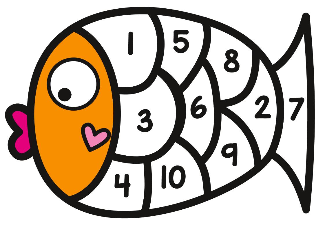 幼小衔接-小鱼数字拼图页-网亿资源平台