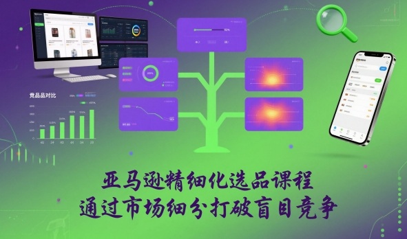 亚马逊精细化选品课程，通过市场细分打破盲目竞争-邪修侠 - 演示