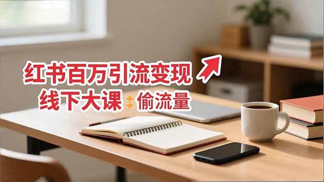 （16661期）小红书百万引流变现-11月线下大课：分享从0到百万引流路径，手把手教偷流量、拿结果-网亿资源平台