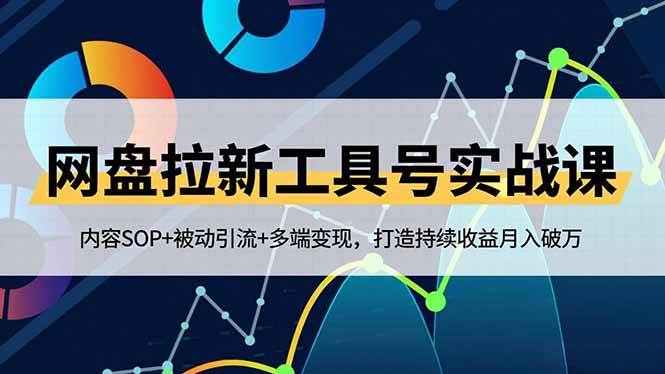 （16687期）网盘拉新工具号实战课，内容SOP+被动引流+多端变现，打造持续收益月入破万-网亿资源平台