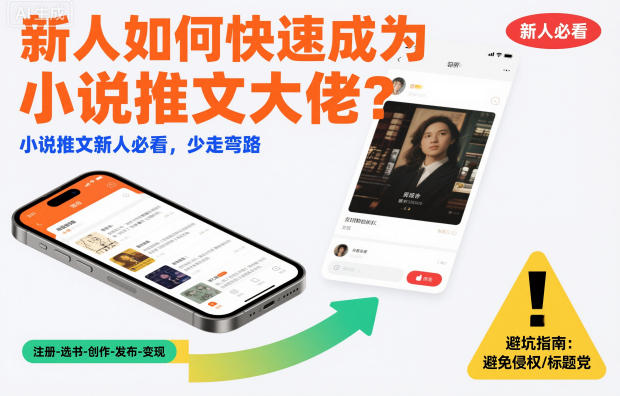 新人如何快速成为小说推文大佬？小说推文新人必看，少走弯路-邪修侠