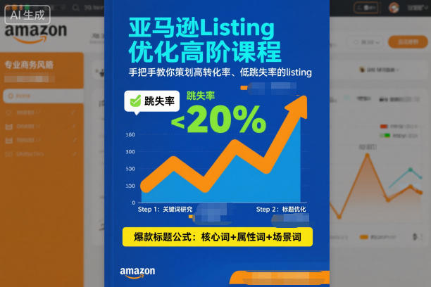 亚马逊Listing优化高阶课程,手把手教你策划高转化率、低跳失率的listing-邪修侠 - 演示