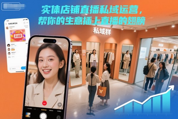 实体店铺直播私域运营，帮你的生意插上直播的翅膀-邪修侠 - 演示