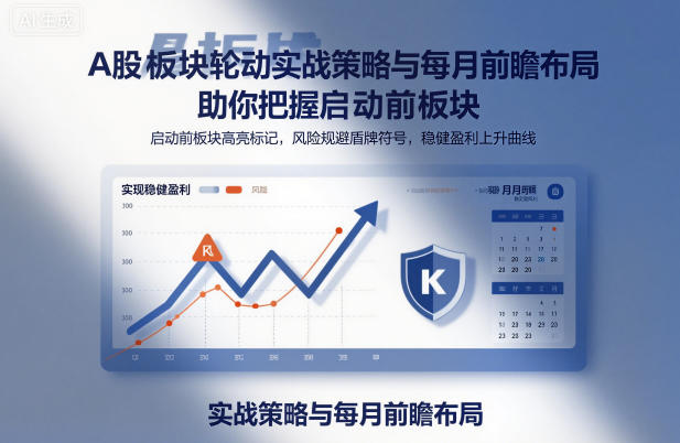 A股板块轮动实战策略与每月前瞻布局，助你把握启动前板块，规避风险，实现稳健盈利-网亿资源平台