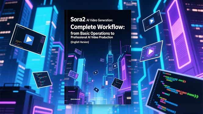 （16758期）Sora2 AI视频生成的系统教程（英文版）：从基础操作到专业级AI视频制作的完整工作流-网亿资源平台