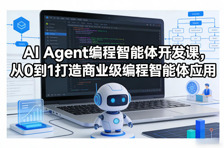 AI Agent编程智能体开发课，从0到1打造商业级编程智能体应用-极栈网络