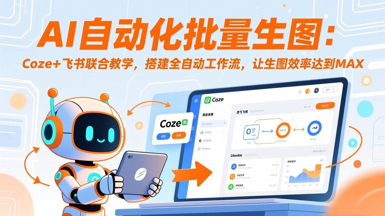 （17575期）AI自动化批量生图：Coze+飞书联合教学，搭建全自动工作流，让生图效率达到MAX-网亿资源平台
