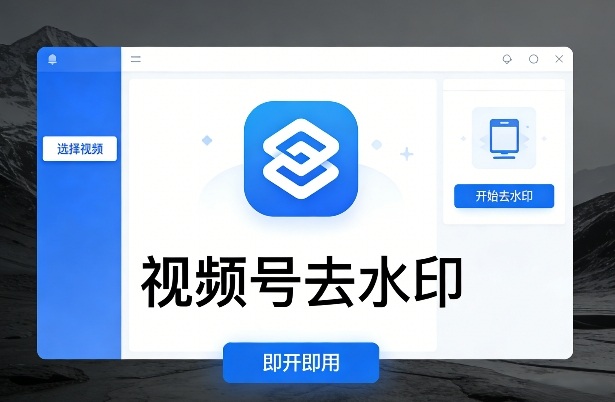 视频号去水印软件，电脑软件，即开即用-皓哥创业笔记
