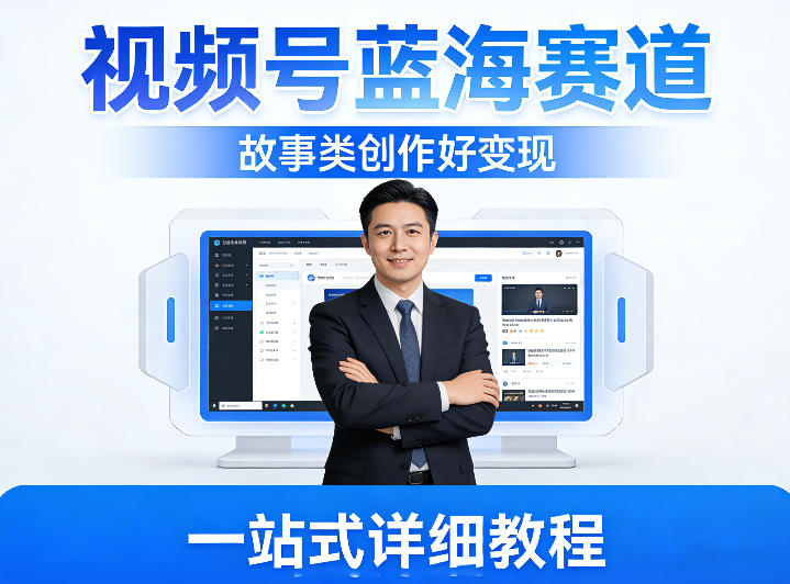 视频号蓝海赛道,故事类创作好变现,一站式详细教程-副业资源网